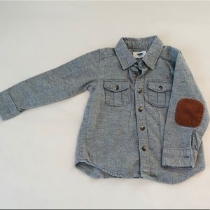 Old Navy Toddler Button Down with Elbow Patches